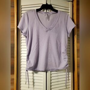 Calvin Klein Lilac Prefromance Top Sz L